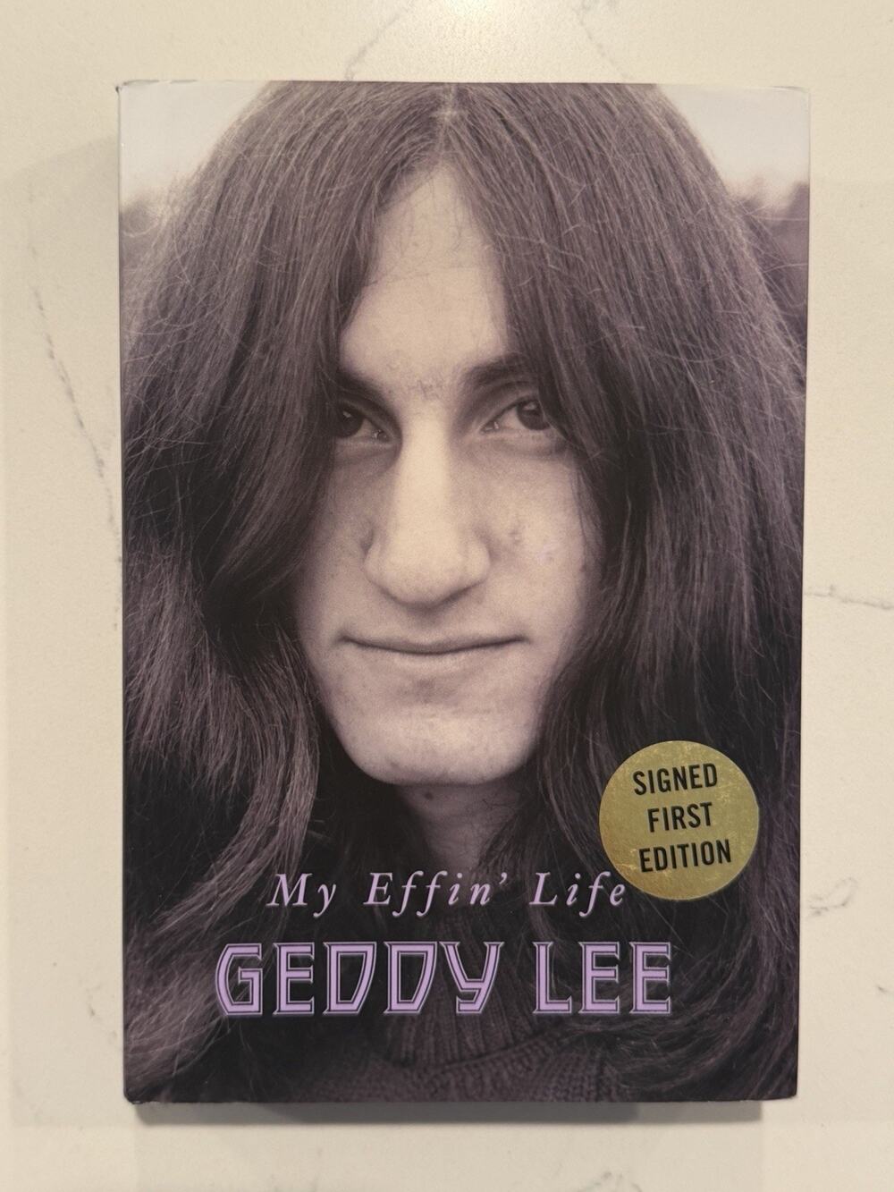 Geddy Lee - RUSH - Signed Book - My Effin’ Life -AUTOGRAPHED 1st FIRST EDITION 5